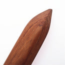 Wood Leathercraft Flat Wood Edge Slicker Burnisher for DIY Leather Working