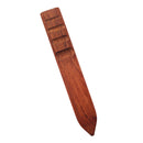 Wood Leathercraft Flat Wood Edge Slicker Burnisher for DIY Leather Working