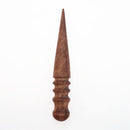 Wood Leathercraft Round Wood Edge Slicker Burnisher for DIY Leather Working