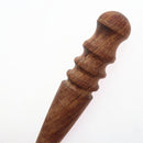 Wood Leathercraft Round Wood Edge Slicker Burnisher for DIY Leather Working