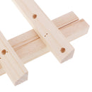 Thread Holder Wood Rack 28 Spool Stand Thread Cones Organizer Foldable Wall