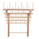 Thread Holder Wood Rack 28 Spool Stand Thread Cones Organizer Foldable Wall