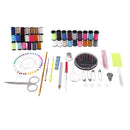 136 Pieces Mini Sewing Kit for Homr Travel Emergency Sewing Supplies with Scissor, Thimble, Thread, Needles, Tape Measure, Carrying Case and Accessories