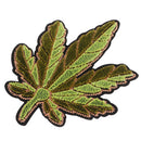 New Embroidered Leaf Shaped Applique Iron On Sew On Patches for Clothes Bags Hat Decor