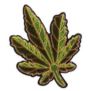 New Embroidered Leaf Shaped Applique Iron On Sew On Patches for Clothes Bags Hat Decor