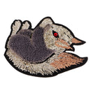 SQUIRREL IRON ON PATCH 63 x 54 mm
