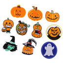 10 Pieces Assorted Halloween Embroidered Sew Iron On Patches Appliques DIY Decoration