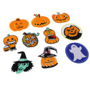 10 Pieces Assorted Halloween Embroidered Sew Iron On Patches Appliques DIY Decoration