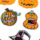 10 Pieces Assorted Halloween Embroidered Sew Iron On Patches Appliques DIY Decoration