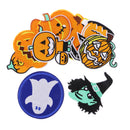 10 Pieces Assorted Halloween Embroidered Sew Iron On Patches Appliques DIY Decoration