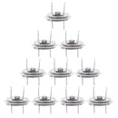 10 Sets Magnetic Clasp Fastener Snap Buttons Press Studs Closure DIY 14+16mm