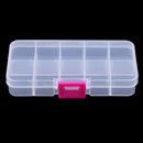 10 Cell Empty Bobbins Spool Box Sewing Machine Bobbin Case Organizer Storage