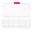 10 Cell Empty Bobbins Spool Box Sewing Machine Bobbin Case Organizer Storage