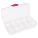 10 Cell Empty Bobbins Spool Box Sewing Machine Bobbin Case Organizer Storage