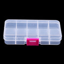 10 Cell Empty Bobbins Spool Box Sewing Machine Bobbin Case Organizer Storage