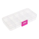 10 Cell Empty Bobbins Spool Box Sewing Machine Bobbin Case Organizer Storage