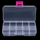 10 Cell Empty Bobbins Spool Box Sewing Machine Bobbin Case Organizer Storage