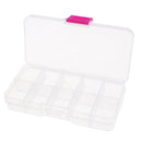 10 Cell Empty Bobbins Spool Box Sewing Machine Bobbin Case Organizer Storage