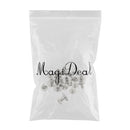 10PCs Metal Silver Chicago Button Screws Nail Rivets for Album Bookbinding Leather Craft Decor