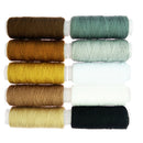 10Pcs Mixed Colors Polyester Spool Sewing Thread For Hand Machine Set
