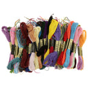 100 Colors Threads Embroidery Starter Kit Cross Stitch Tool Embroidery Hoop and Needled Set