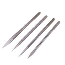4 Needles with Wooden Handle Sewing Awl Hand Stitcher Shoe Repairing Tools