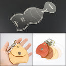 1 Piece Cute Key Chain Bags Coin Purse Quilting Template for DIY Patchwork Leathercrafts Tool