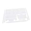 12 Pieces Acrylic Shoulder Bag Handbag Pattern Template Stencil DIY Leather Hand Craft 340x170x140mm