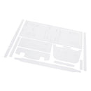 12 Pieces Acrylic Shoulder Bag Handbag Pattern Template Stencil DIY Leather Hand Craft 340x170x140mm