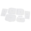 7pcs Leather Sewing Tool Clear Acrylic Wallet Purse Stencil Template Leathercrafts