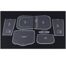 7pcs Leather Sewing Tool Clear Acrylic Wallet Purse Stencil Template Leathercrafts