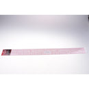 24 inches Plastic Ruler Straight Ruler Plastic Measuring Tool for Student School Office