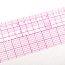 24 inches Plastic Ruler Straight Ruler Plastic Measuring Tool for Student School Office