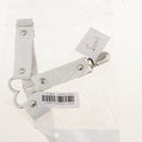 Harajuku Heart Rivet Thigh Ring Street Dance Leg Hoop Punk Garter Anti-Slip Clips Belt White