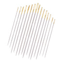16Pcs/set Steel Hand Sewing Needles For Embroidery Cross Stitch Gold Eye
