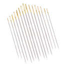 16Pcs/set Steel Hand Sewing Needles For Embroidery Cross Stitch Gold Eye