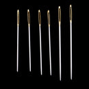 6Pcs Steel Hand Sewing Needles Lot for Embroidery Cross Stitch Assorted Size