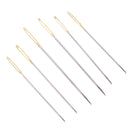 6Pcs Steel Hand Sewing Needles Lot for Embroidery Cross Stitch Assorted Size