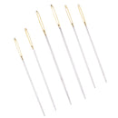 6Pcs Steel Hand Sewing Needles Lot for Embroidery Cross Stitch Assorted Size