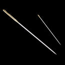 12Pcs Steel Hand Sewing Needles for Embroidery Cross Stitch Gold Eye 5 Sizes