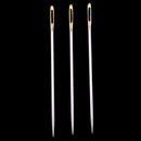 Pack of 3 Thick Big Eye Sewing Needles Embroidery Needles Hand Sewing