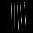 6Pcs Steel Hand Sewing Needles For Embroidery Cross Stitch Gold Eye 1*69mm