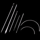 5 x Steel Straight Needles + 2 x Steel Curved Needles Hand Sewing Needles set