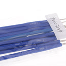 10Pcs Plastic Handle Metal Crochet Hooks Knitting Needles for Sewing Hand Crafts