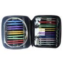 Circular Knitting Needles Set 13 Pieces Interchangeable Aluminum Knitting Needle for DIY Craft