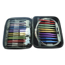 Circular Knitting Needles Set 13 Pieces Interchangeable Aluminum Knitting Needle for DIY Craft
