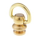 1Pcs Rivet Studs Screw Back Round Head D Ring Leathercraft Brass Punk
