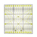 15x15cm Clear Square Plastic Quilt Quilting Ruler Patchwork Sewing Ruler for Crafts