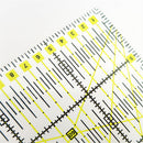 15x15cm Clear Square Plastic Quilt Quilting Ruler Patchwork Sewing Ruler for Crafts