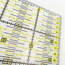 15x15cm Clear Square Plastic Quilt Quilting Ruler Patchwork Sewing Ruler for Crafts
